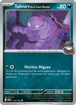 Tadmorv de la Team Rocket — carte 123 de l’extension Rivalités Destinées