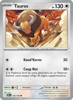 Tauros — carte 152 de l’extension Rivalités Destinées