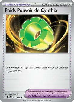 Poids Pouvoir de Cynthia — carte 162 de l’extension Rivalités Destinées