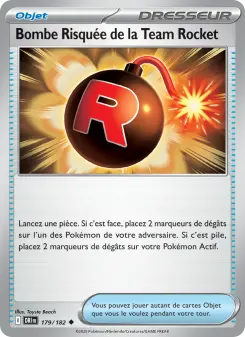 Bombe Risquée de la Team Rocket — carte 179 de l’extension Rivalités Destinées