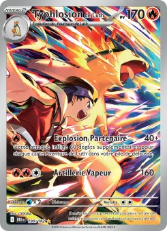 Typhlosion de Luth — carte 190 de l’extension Rivalités Destinées