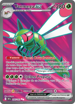 Yanmega-ex — carte 206 de l’extension Rivalités Destinées