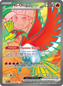 Ho-Oh-ex de Luth — carte 209 de l’extension Rivalités Destinées