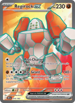 Regirock-ex — carte 214 de l’extension Rivalités Destinées