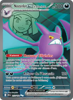 Nostenfer-ex de la Team Rocket — carte 217 de l’extension Rivalités Destinées