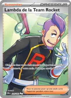 Lambda de la Team Rocket — carte 226 de l’extension Rivalités Destinées