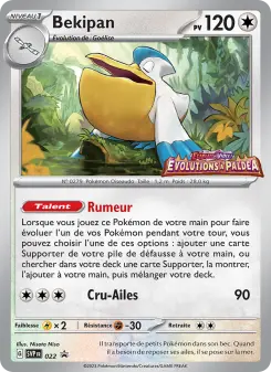 Bekipan — carte 022 de l’extension SVP Black Star Promos