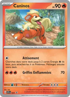 Caninos — carte 024 de l’extension SVP Black Star Promos