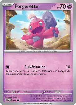Forgerette — carte 025 de l’extension SVP Black Star Promos