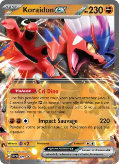 Koraidon-ex — carte 029 de l’extension SVP Black Star Promos
