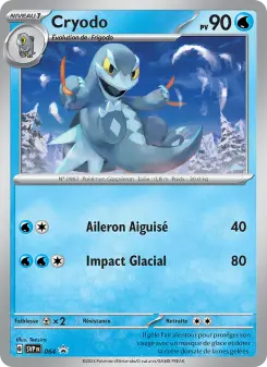 Cryodo — carte 064 de l’extension SVP Black Star Promos