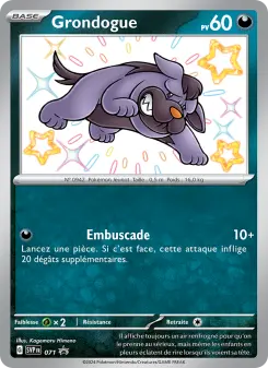 Grondogue — carte 071 de l’extension SVP Black Star Promos