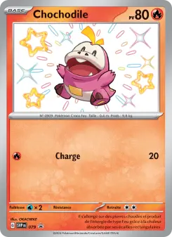 Chochodile — carte 079 de l’extension SVP Black Star Promos