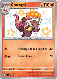 Crocogril — carte 080 de l’extension SVP Black Star Promos