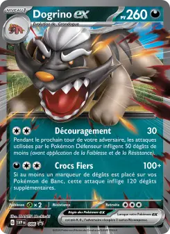 Dogrino-ex — carte 086 de l’extension SVP Black Star Promos