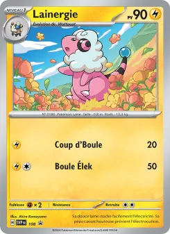 Lainergie — carte 108 de l’extension SVP Black Star Promos