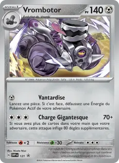 Vrombotor — carte 121 de l’extension SVP Black Star Promos