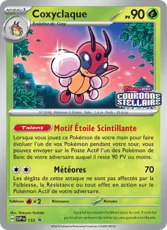 Coxyclaque — carte 133 de l’extension SVP Black Star Promos