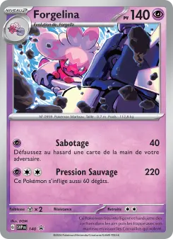 Forgelina — carte 140 de l’extension SVP Black Star Promos