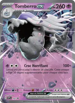 Tomberro-ex — carte 162 de l’extension SVP Black Star Promos