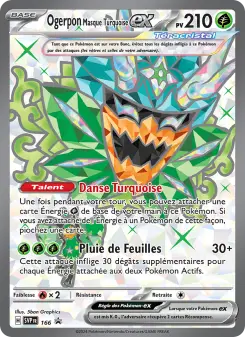 Ogerpon Masque Turquoise-ex — carte 166 de l’extension SVP Black Star Promos