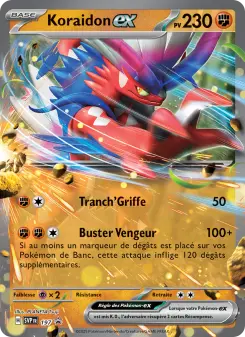 Koraidon-ex — carte 197 de l’extension SVP Black Star Promos