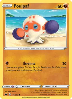 Poulpaf — carte 111 de l’extension Épée et Bouclier