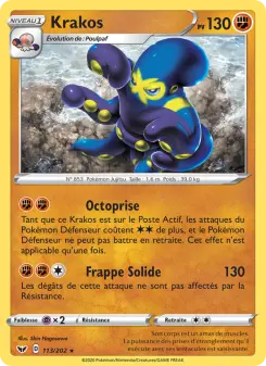 Krakos — carte 113 de l’extension Épée et Bouclier