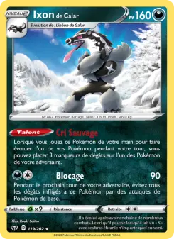 Ixon de Galar — carte 119 de l’extension Épée et Bouclier