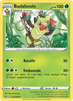 Badabouin — carte 13 de l’extension Épée et Bouclier