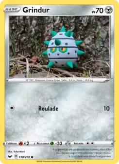 Grindur — carte 130 de l’extension Épée et Bouclier