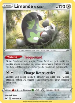 Limonde de Galar — carte 132 de l’extension Épée et Bouclier