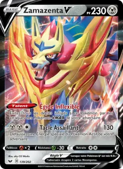 Zamazenta V — carte 139 de l’extension Épée et Bouclier