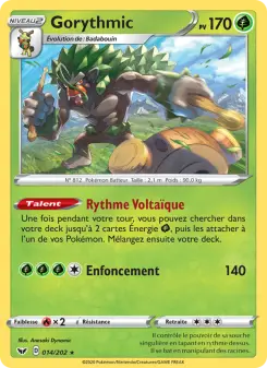 Gorythmic — carte 14 de l’extension Épée et Bouclier