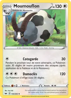 Moumouflon — carte 154 de l’extension Épée et Bouclier