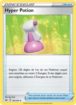 Hyper Potion — carte 166 de l’extension Épée et Bouclier