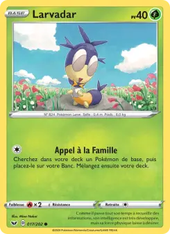 Larvadar — carte 17 de l’extension Épée et Bouclier