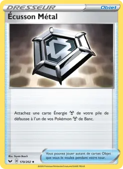 Écusson Métal — carte 170 de l’extension Épée et Bouclier