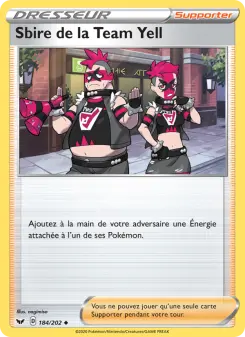 Sbire de la Team Yell — carte 184 de l’extension Épée et Bouclier