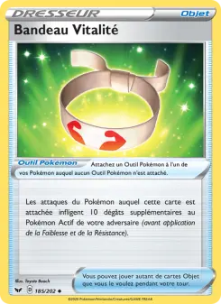 Bandeau Vitalité — carte 185 de l’extension Épée et Bouclier
