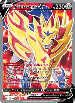 Zamazenta V — carte 196 de l’extension Épée et Bouclier