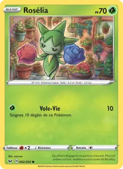 Rosélia — carte 2 de l’extension Épée et Bouclier