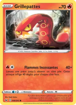 Grillepattes — carte 38 de l’extension Épée et Bouclier