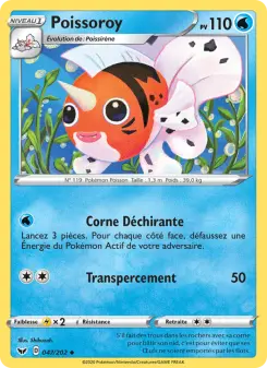 Poissoroy — carte 47 de l’extension Épée et Bouclier