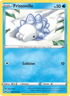 Frissonille — carte 63 de l’extension Épée et Bouclier