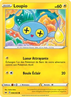 Loupio — carte 68 de l’extension Épée et Bouclier