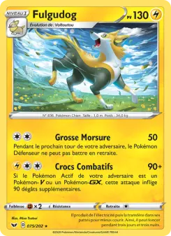 Fulgudog — carte 75 de l’extension Épée et Bouclier