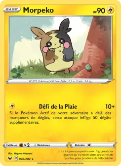 Morpeko — carte 78 de l’extension Épée et Bouclier