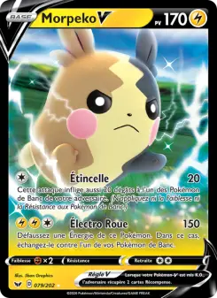 Morpeko V — carte 79 de l’extension Épée et Bouclier