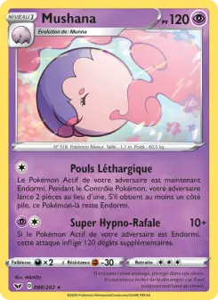 Mushana — carte 88 de l’extension Épée et Bouclier